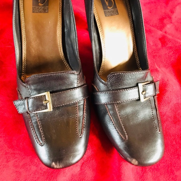 Victoria Spenser pumps, brown leather, size 8 - Picture 5 of 10